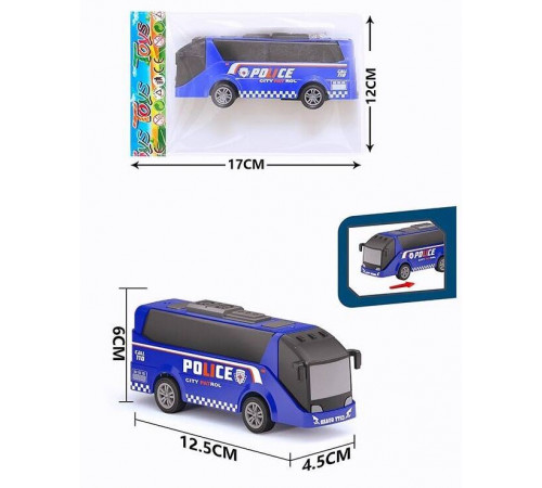 Автобус BQ 600-9 A Toys в пакете