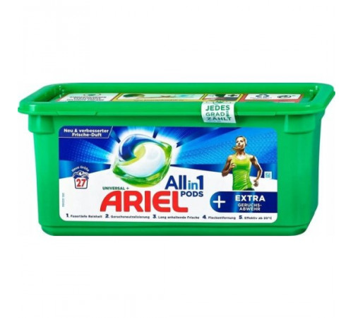 Гелевые капсулы для стирки Ariel Pods Universal + 27 шт (цена за 1 шт)