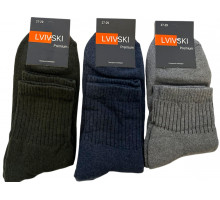 Шкарпетки чоловічі Lvivski Premium напівмахра розмір 27-29