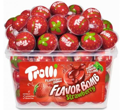 Цукерки желейні Trolli Strawberry 18.8 г (ціна за 1 шт)