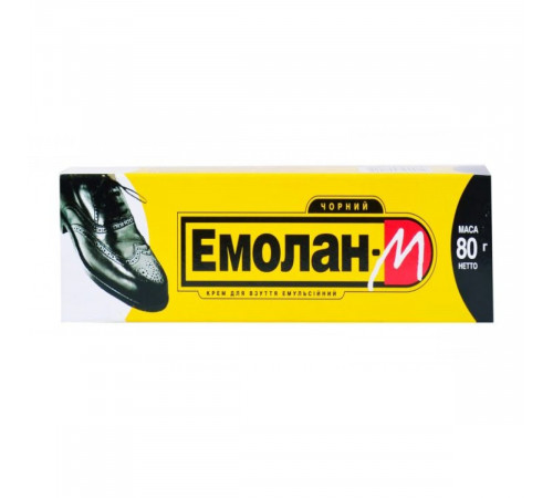 Крем для взуття Емолан-М Чорний 80 г
