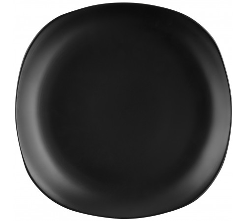Тарілка обідня Ardesto Molize AR2927МВ квадратна чорна 27 х 27 см