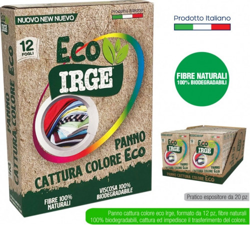 Активні серветки для прання Irge Eco 12 шт