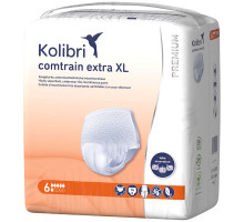 Подгузники-трусики для взрослых Kolibri Comtrain Premium Extra XL (130-160 см) 6 капель 14 шт