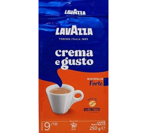 Кофе молотый Lavazza Crema e Gusto Forte 250 г