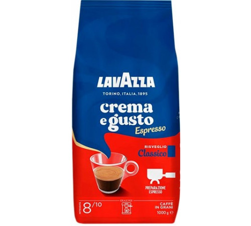 Кофе в зернах Lavazza Crema e Gusto Espresso Classico 1 кг
