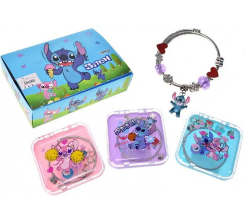 Набор детской бижутерии 925950 типа Пандора Стич