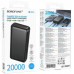 Повербанк Borofone BJ80A 20000mAh 22.5W QC + PD Black