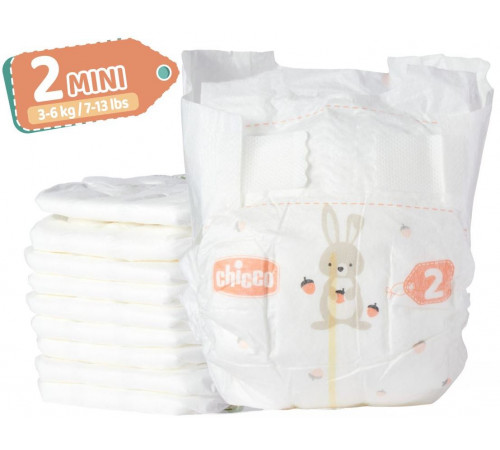 Підгузки Chicco Airy Ultra Fit & Dry 2 (3-6 кг) 25 шт