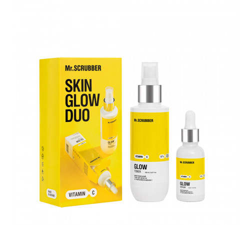 Подарунковий набір жіночий Mr.Scrubber Vitamin C Skin Glow Duo Подарунковий набір жіночий Mr.Scrubber Vitamin C Skin Glow Duo