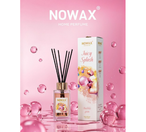 Ароматизатор повітря Nowax Juicy Splash Bubble Gum 90 мл