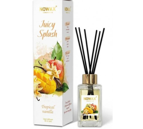 Ароматизатор повітря Nowax Juicy Splash Tropical Vanilla 90 мл