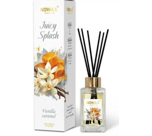 Ароматизатор повітря Nowax Juicy Splash Vanilla Caramel 90 мл
