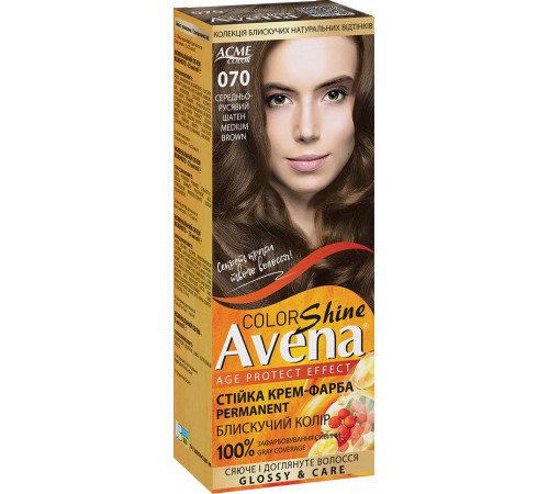 Фарба для волосся Acme Color Avena 070 Середньо-русявий шатен