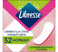 Ежедневные гигиенические прокладки Libresse Daily Fresh Normal 32 шт