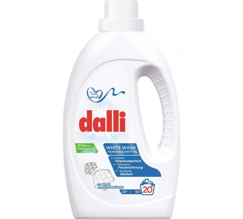 Рідкий засіб для прання Dalli White Wash 1.1 л 20 циклів прання