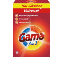 Пральний порошок Gama 3in1 Universal  6 кг 100 циклів прання