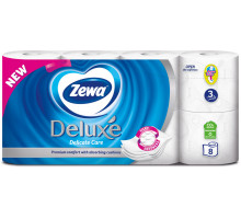 Туалетний папір Zewa Deluxe Delicate Care 3 шари 8 рулони