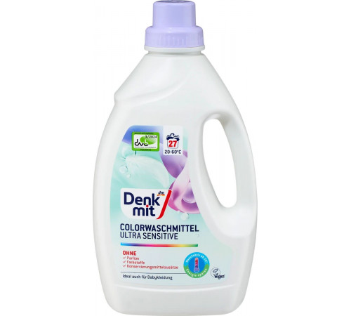 Гель для прання Denkmit Color Ultra Sensitive 1.5 л 27 циклів прання