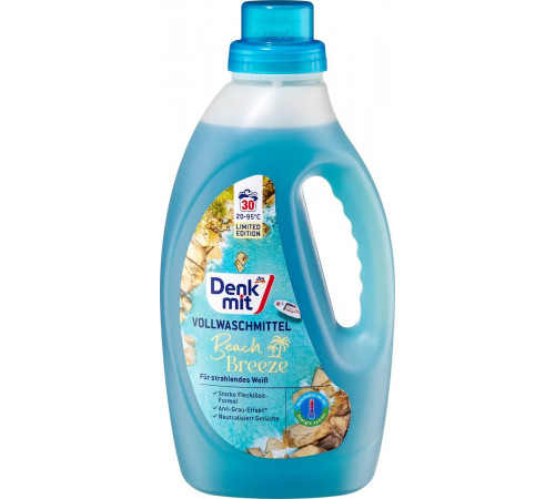Гель для прання Denkmit Vollwaschmittel Beach Breeze 1.5 л 30 циклів прання