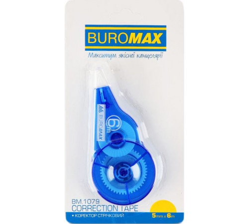 Коректор стрічковий Buromax 1079 5 мм х 6 м Коректор стрічковий Buromax 1079 5 мм х 6 м