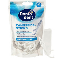 Зубні нитки-палички Dontodent 40 шт