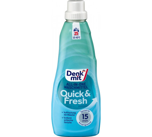 Гель для прання Denkmit All-in-One Quick & Fresh 1 л 25 циклів прання