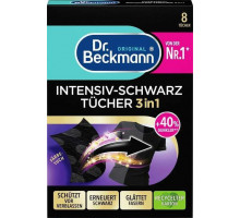Серветки для відновлення чорного кольору Dr. Beckmann 3в1 8 шт