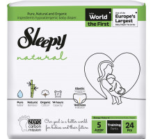 Подгузники-трусики Sleepy Natural 5 (11-18 кг) 24 шт