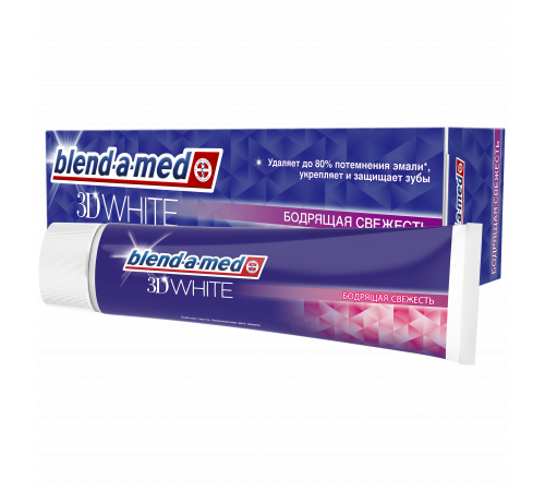 Зубна паста Blend-a-med 3D White Підбадьорлива Свіжість 3в1 100 мл