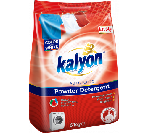 Пральний порошок Kalyon Lovely 6 кг 60 циклів прання