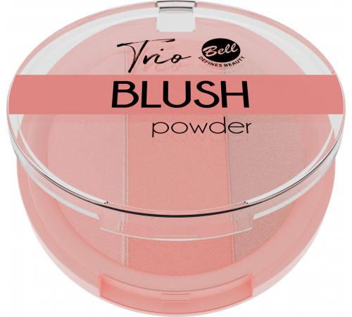 Румяна для лица тройные Bell Trio Blush Powder 01 9 г Румяна для лица тройные Bell Trio Blush Powder 01 9 г