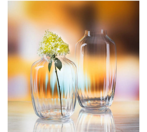Ваза для квітів скляна Rona Ambiente optical 23 см Ваза для квітів скляна Rona Ambiente optical 23 см