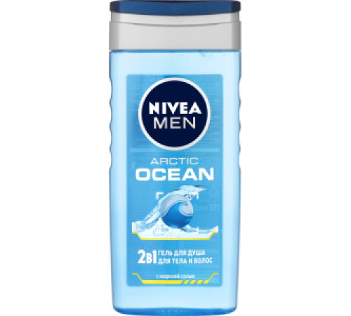 Гель для душа Nivea  мужской  2В1 ARCTIC OCEAN 250 мл
