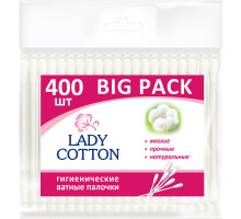 Ватные палочки Lady Cotton 400 шт пакет