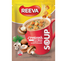 Крем-суп Reeva Грибний з крутонами 15.5 г