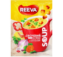 Крем-суп Reeva Овочевий з крутонами 15.5 г