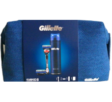 Набор мужской Gillette Fusion 5 Proglide в дорожной космитичке (бритва + 2 картриджа + гель для бритья)
