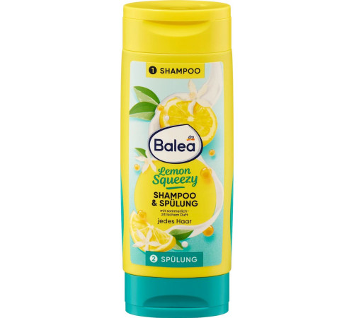 Шампунь та кондиціонер 2 in 1 Balea Lemon Squeezy 100 мл