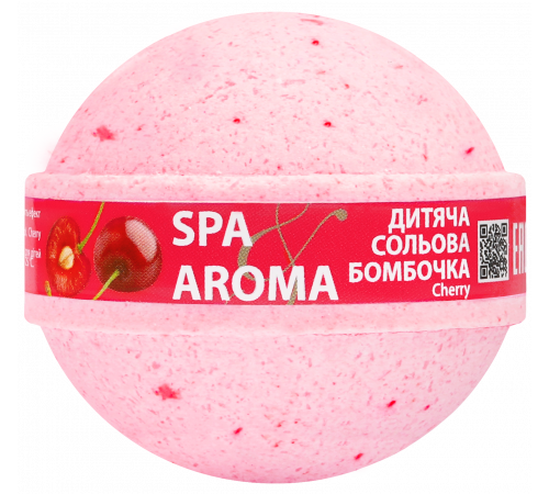 Дитяча сольова бомбочка для ванни Bioton Spa&Aroma Вишня 200 г