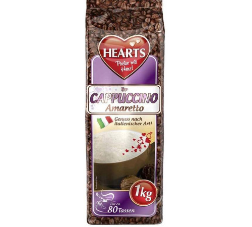 Капучіно HEARTS Amaretto 1кг