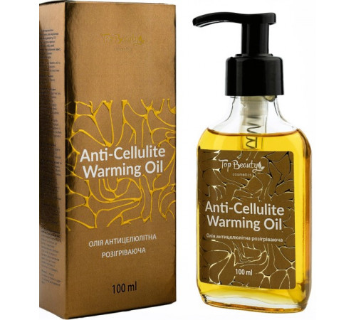 Антицелюлітна розігріваюча масажна олія Top Beauty 100 мл