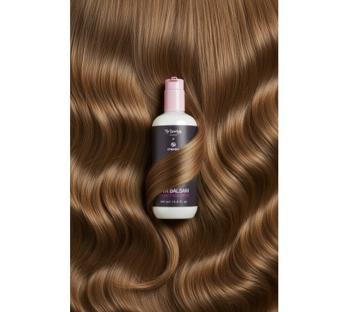 Бальзам для волосся Інтенсивне зволоження та блиск Top Beauty X Strimka Hydration & Shine 400 мл