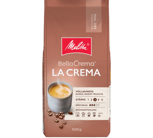 Кофе в зернах Melitta Bella Crema La Crema 1 кг Кофе в зернах Melitta Bella Crema La Crema 1 кг