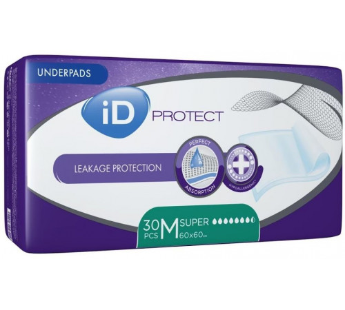 Пелюшки iD Protect Super 60 х 60 см 30 шт