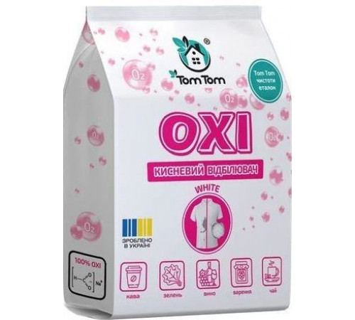 Кисневий відбілювач Tom Tom Охі  White 900 г