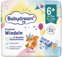 Подгузники Babydream Premium 6+ (15-21кг) 30 шт