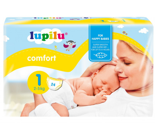 Підгузки Lupilu Comfort Newborn 1 (2-5кг) 24 шт