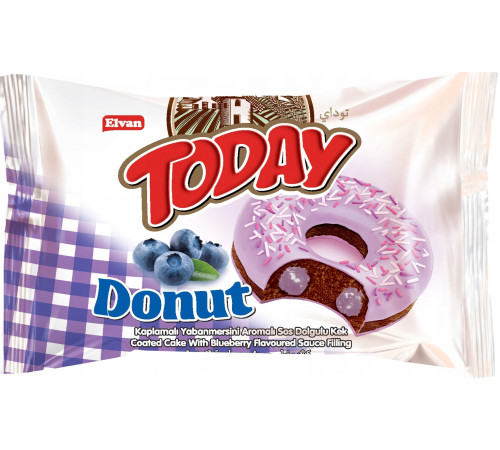 Пончик Today Donut Черника 50 г