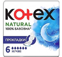 Гігієнічні прокладки Kotex Ultra Night 6 шт